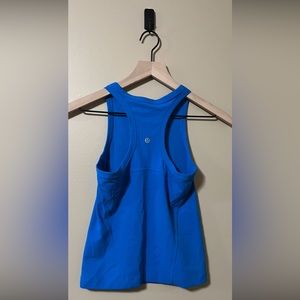 Lululemon Align Waist Length Racerback in blue size 4